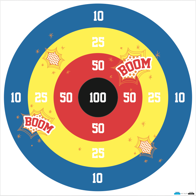 Juego de tiro al blanco.